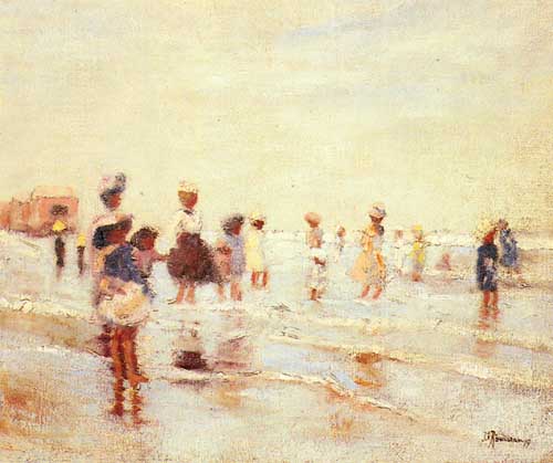Painting Code#40459-Rousseau, Marguerite(Belgium): The Bathers
