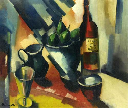 Painting Code#40496-Maurice de Vlaminck - Still Life with Pears