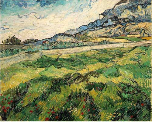 Painting Code#40515-Vincent Van Gogh:Green Wheat Field