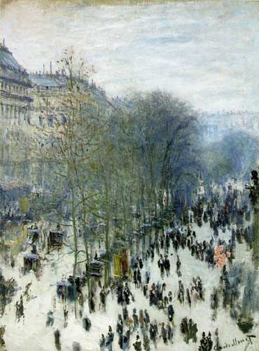 Painting Code#40547-Monet, Claude: Boulevard des Capucines