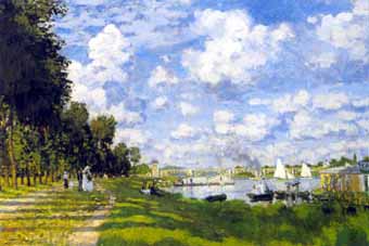 Painting Code#40548-Monet, Claude: The Harbour at Argenteuil
