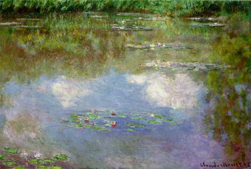 Painting Code#40553-Monet, Claude: Water Lilies (The Clouds)