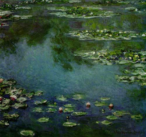 Painting Code#40555-Monet, Claude: Water Lilies