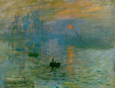 Painting Code#40559-Monet, Claude: Impression, Sunrise (original size: 48x63cm)