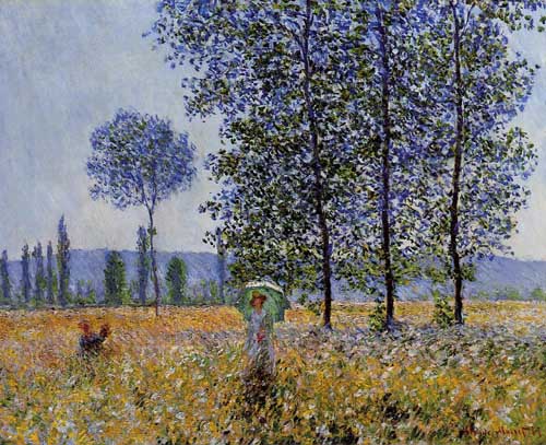 Painting Code#40563-Monet, Claude: Sunlight Under The Poplars
