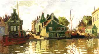 Painting Code#40571-Monet, Claude: Canal in Zaandam