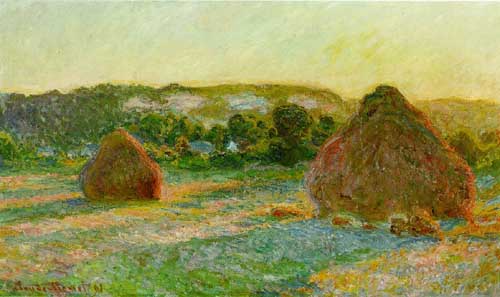 Painting Code#40581-Monet, Claude: Wheatstacks (End of Summer)

