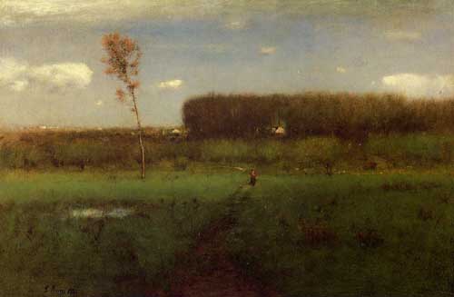 Painting Code#40605-George Inness - October Noon
