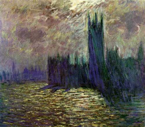 Painting Code#40606-Monet, Claude: Houses of Parliament, London