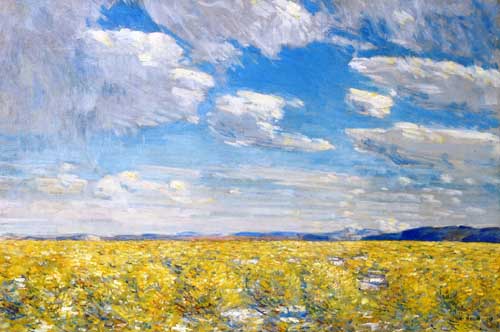 Painting Code#40619-Frederick Childe Hassam - Afternoon Sky, Harney Desert