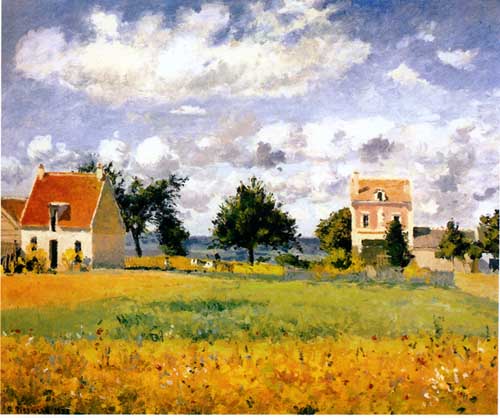 Painting Code#40644-Pissarro, Camille: The Red House