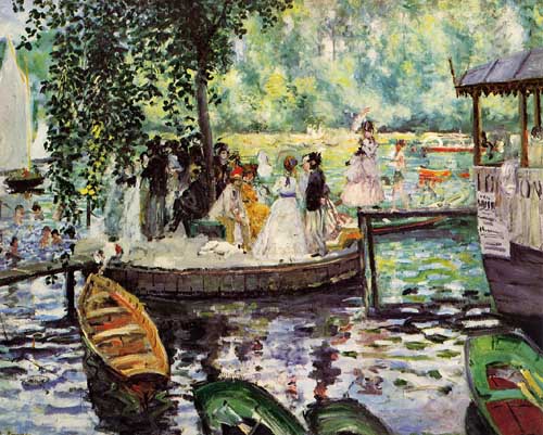 Painting Code#40646-Renoir, Pierre-Auguste - La Grenouillere