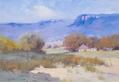 Painting Code#40653-Richard Chamerski: Afternoon Light - Capertree
Valley