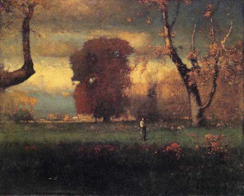 Painting Code#40712-George Inness - Landscape