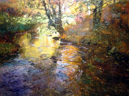 Painting Code#40755-Thaulow, Frits(Norway): At Quimperle