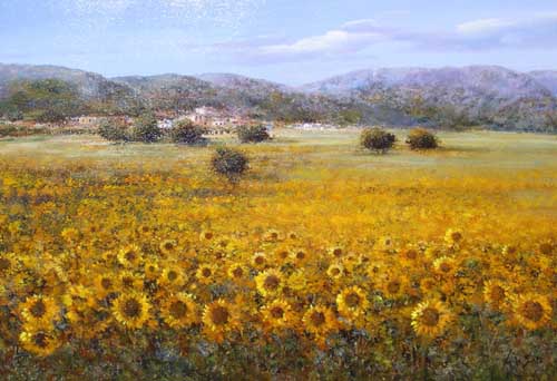 Painting Code#40769-Lucia Sarto: Sunflowers