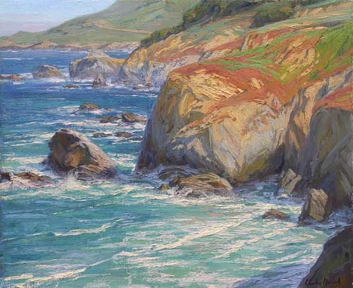 Painting Code#40773-Charle Smuench: Along the Pacific Coast