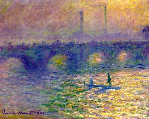 Painting Code#40778-Monet, Claude: Waterloo Bridge II 