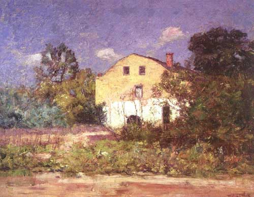 Painting Code#40791-Steele, Theodore Clement(USA): The Grist Mill