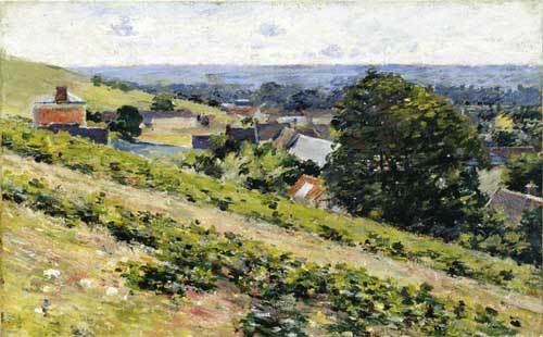 Painting Code#40793-Robinson, Theodore(USA): From the Hill, Giverny