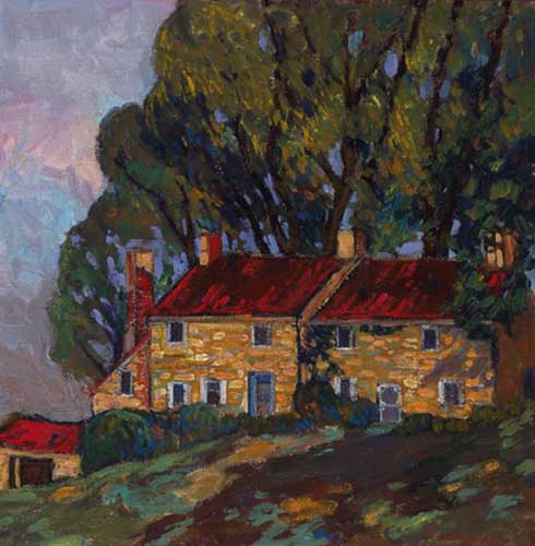 Painting Code#40810-FERN COPPEDGE(USA): The Red Roof