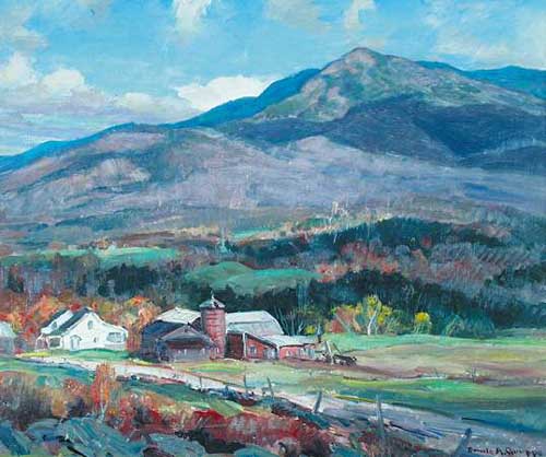 Painting Code#40836-EMILE ALBERT GRUPPE(USA): Fall In Vermont