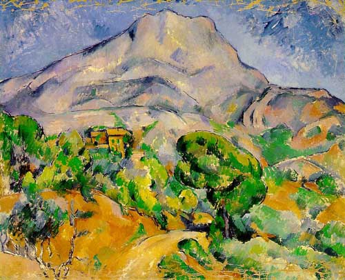 Painting Code#40897-Cezanne, Paul: Mont Sainte-Victoire 
