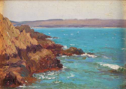 Painting Code#40918-Lee F. Randolph(USA): Along the Coast