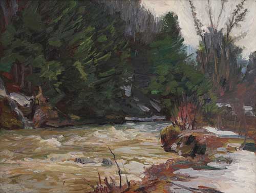 Painting Code#40921-Lucius Wolcott Hitchcock(USA): Mountain Stream