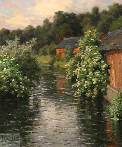 Painting Code#40927-Knight, Louis Aston(USA): The Mill Stream