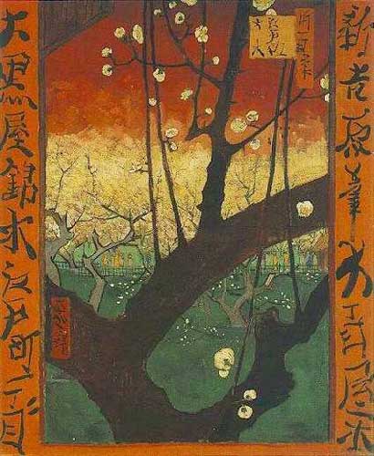 Painting Code#40941-Vincent Van Gogh: Flowering Plum Tree