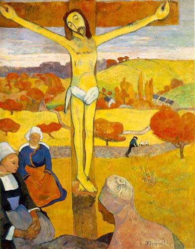 Painting Code#41028-Gauguin, Paul: The Yellow Christ