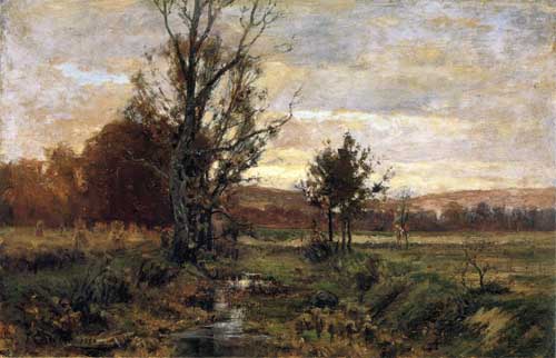 Painting Code#41032-Theodore Clement Steele - A Bleak Day