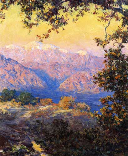 Painting Code#41035-Theodore Clement Steele - November Morning