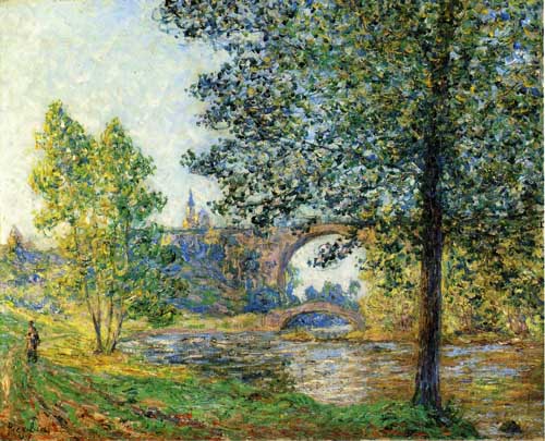 Painting Code#41097-Francis Picabia - Banks of the Eure, Sunlight Effect