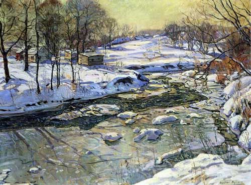 Painting Code#41105-George Gardner Symons - Four Mile Creek