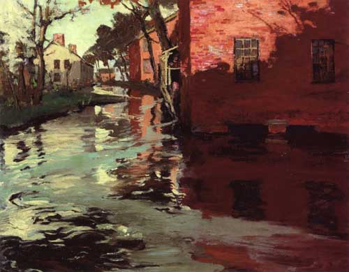 Painting Code#41108-Jonas Lie - Flood, Plainfield, New Jersey