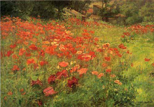 Painting Code#41121-John Ottis Adams - In Poppyland