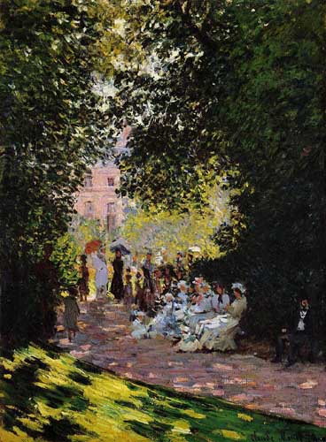 Painting Code#41147-Monet, Claude - The Parc Monceau