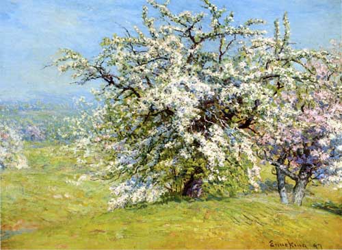 Painting Code#41152-John Joseph Enneking - Blooming Meadows