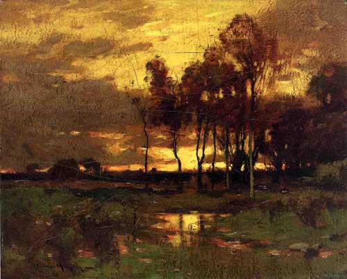 Painting Code#41189-John Murphy - Sunset Landscape