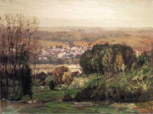 Painting Code#41219-Lewis Henry Meakin - Ohio Valley and Kentucky Hills