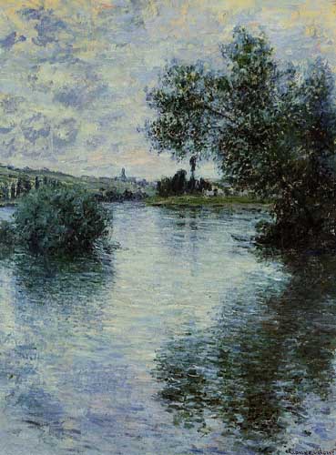 Painting Code#41280-Monet, Claude - The Seine at Vetheuil