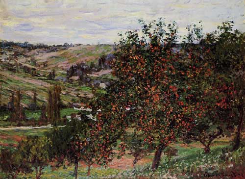 Painting Code#41310-Monet, Claude - Apple Trees near Vetheuil