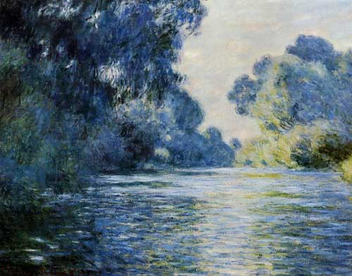 Painting Code#41314-Monet, Claude - Arm of the Seine at Giverny