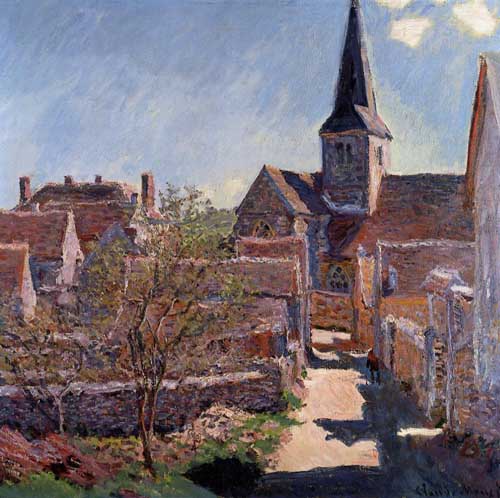 Painting Code#41322-Monet, Claude - Bennecourt