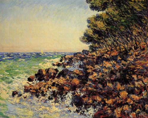 Painting Code#41329-Monet, Claude - Cap Martin 