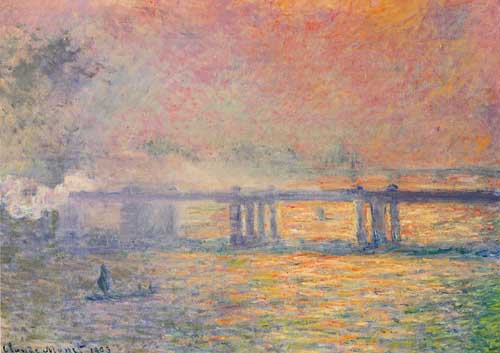 Painting Code#41330-Monet, Claude - Charing Cross Bridge
