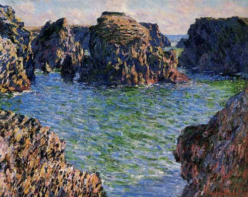 Painting Code#41332-Monet, Claude - Coming into Port-Goulphar, Belle-Ile