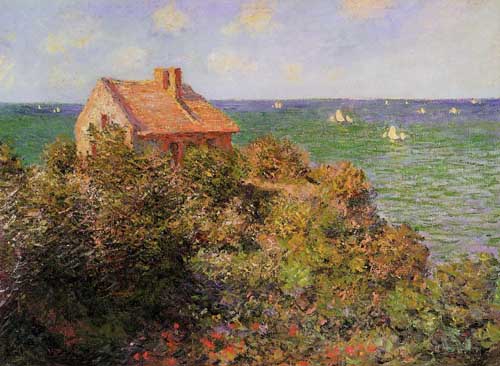 Painting Code#41335-Monet, Claude - Fisherman&#039;s Cottage at Varengeville